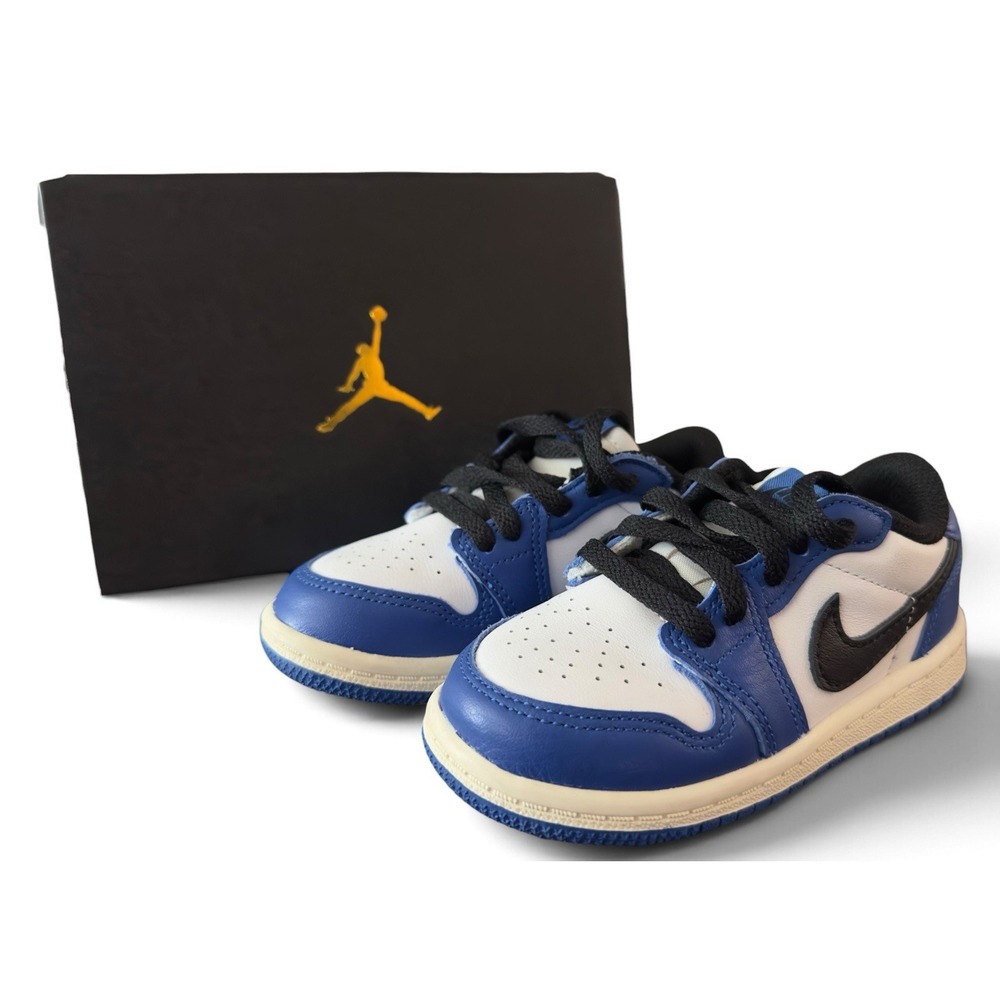 Nike Air Jordan 1 Retro Low OG TD Game Royal White Black Toddler Size 8C